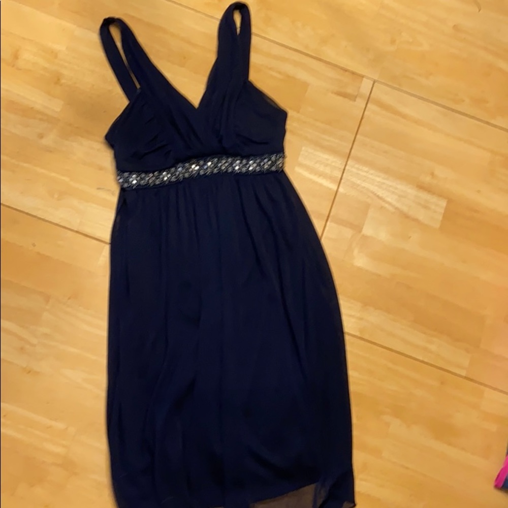 Empire waist mid length dress